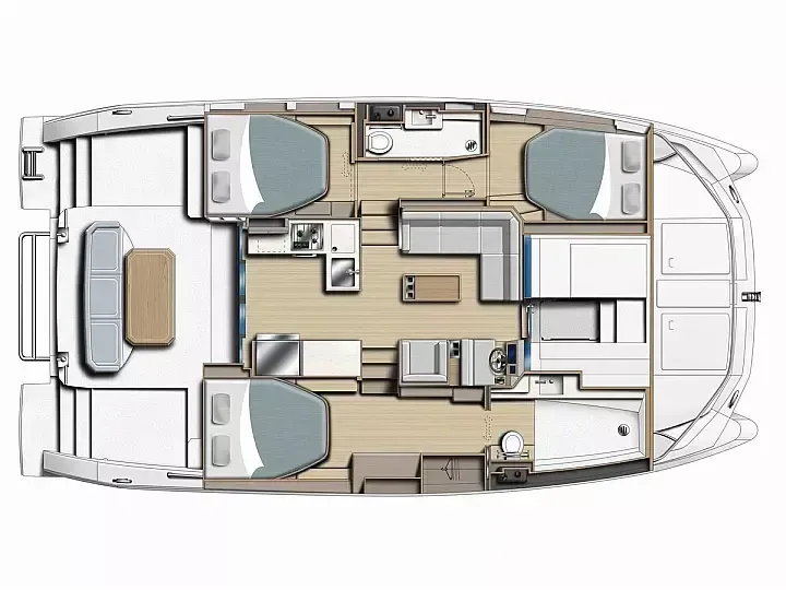 Charter a 12.19m Power Catamaran in Eden Island