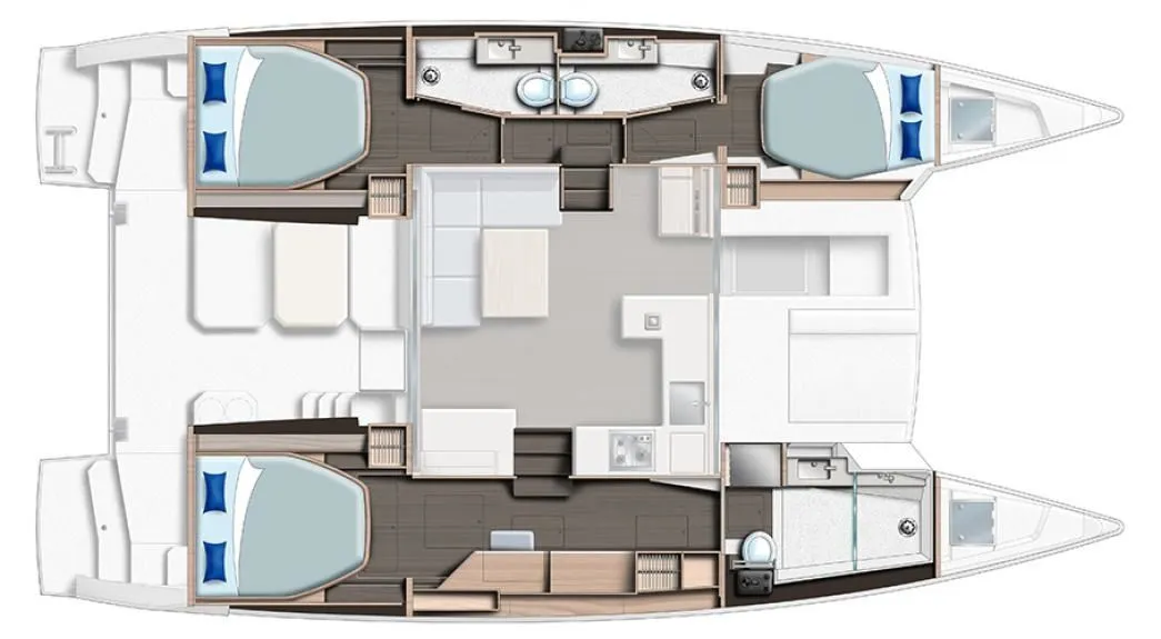 12.67m Oyster Pond Leopard 42 Hire