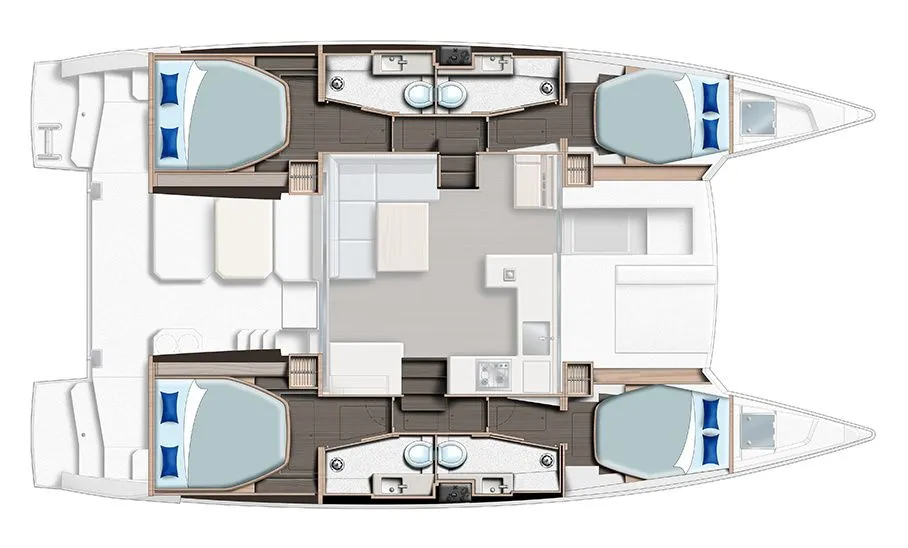 Explore Procida on a 12.67m Rental Catamaran