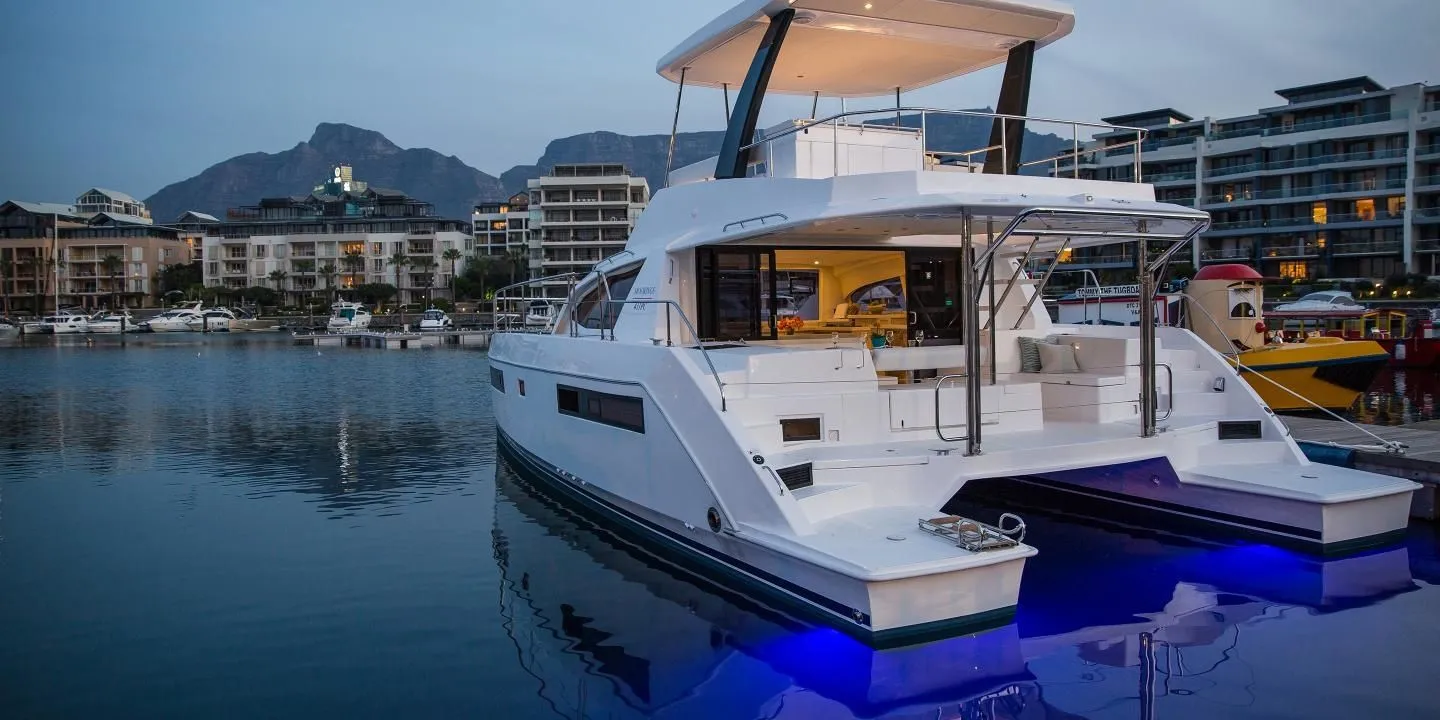 Charter a 13m Power Catamaran in Gouvia