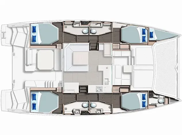 Charter a 13.71m Catamaran Leopard 44 in Eden Island