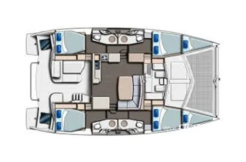 Explore Philipsburg on a 12.98m Rental Leopard 44