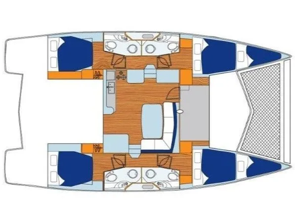 Charter a 12.98m Leopard 44 Catamaran in Tribunj