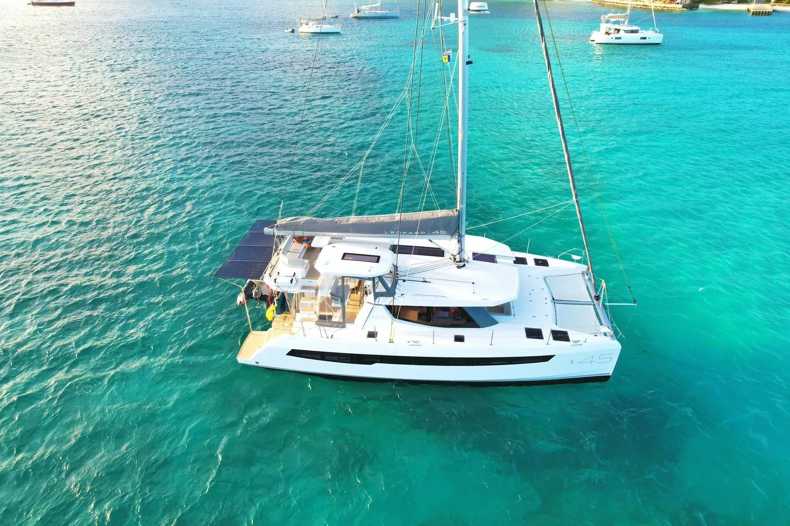 Explore Philipsburg on a 13.71m Leopard 45 Catamaran Rental
