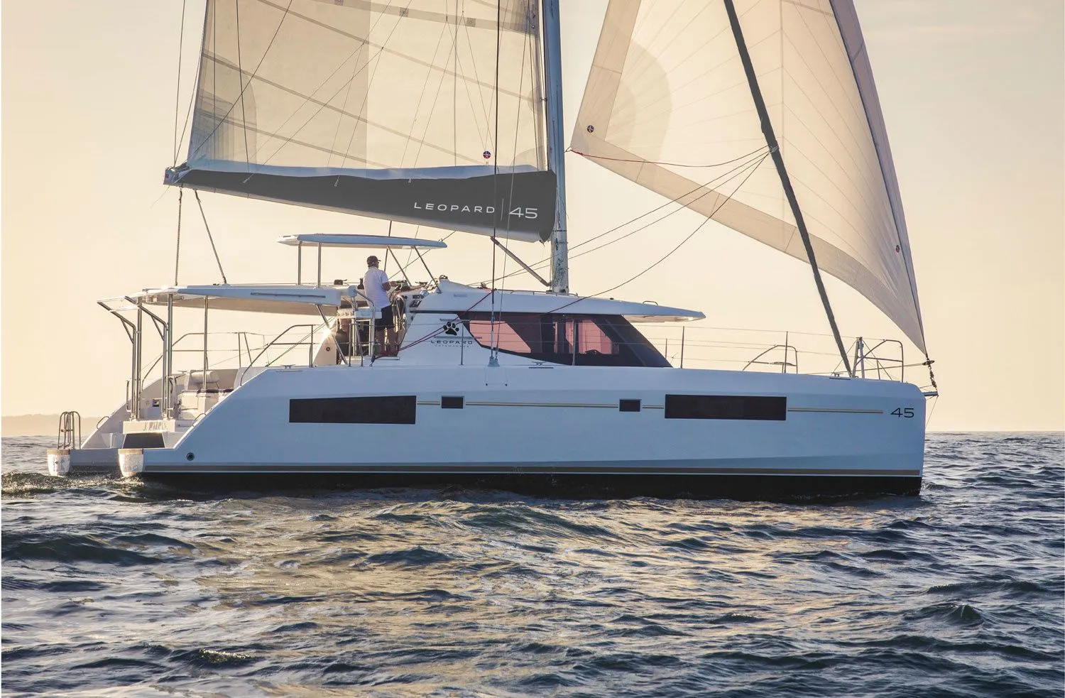 13.72m Cannigione Leopard 45 Catamaran Hire