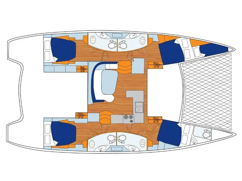 Charter a 13.72m Catamaran in Uturoa