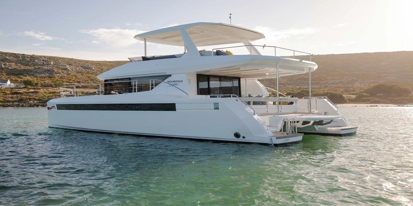 Rent a 14m 5 Cabin Power Catamaran in Tortola