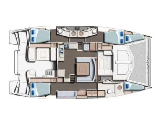 Charter a 14.75m Leopard 48 Catamaran in Göcek