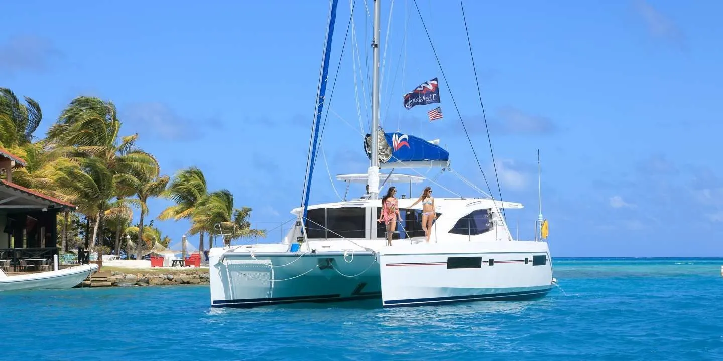 14.75m Rodney Bay Village Leopard 48 Catamaran Hire