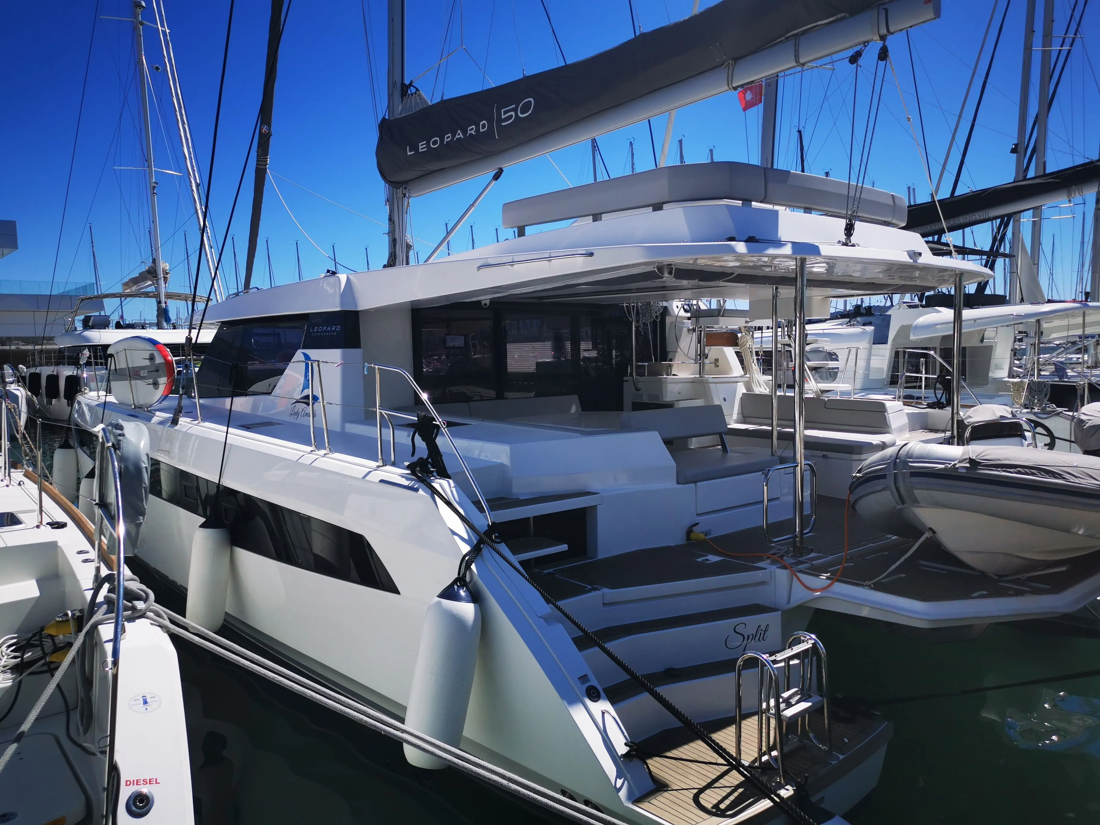 Explore Split on a 15.4m Leopard 50 Catamaran Rental