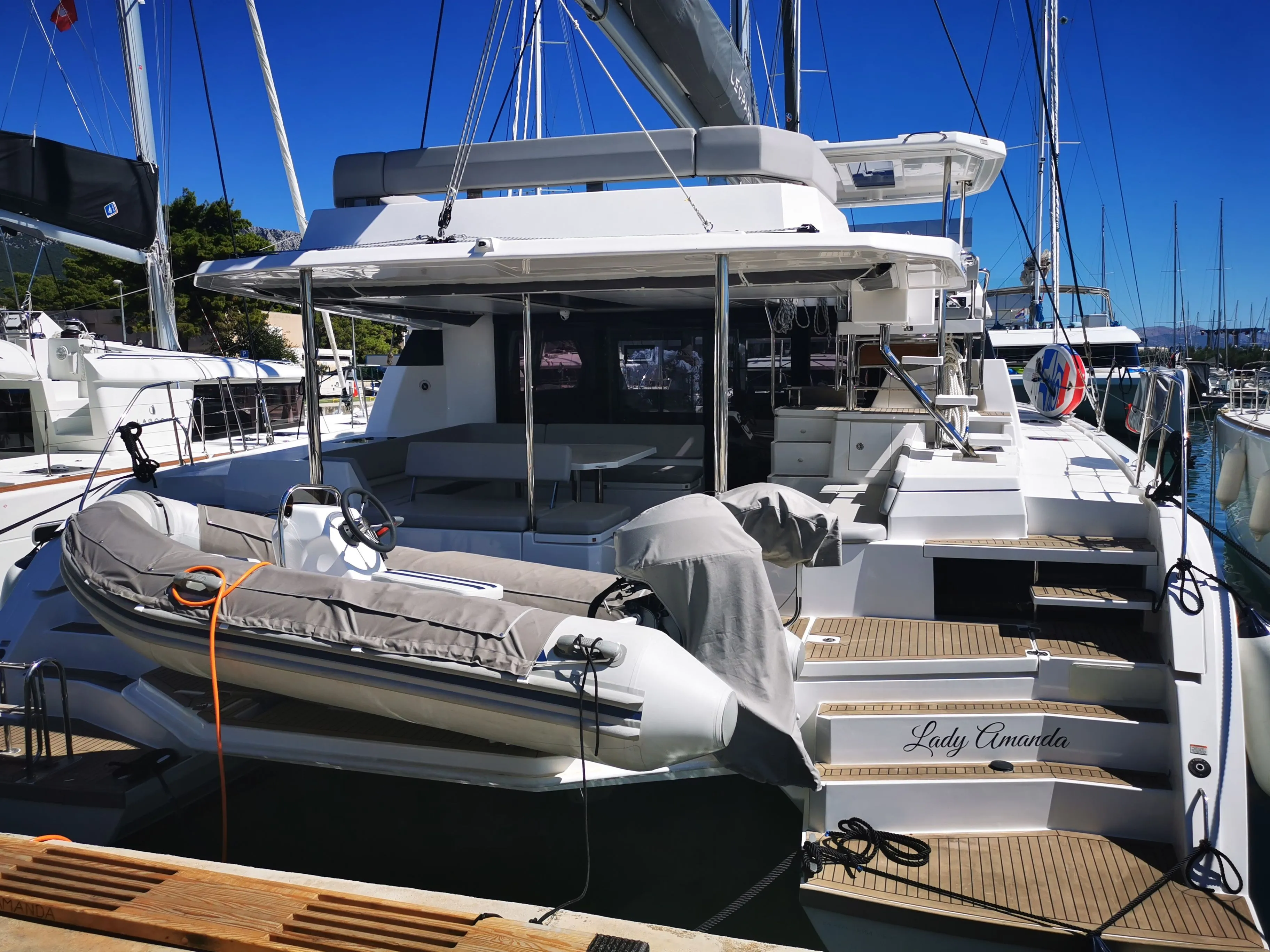Explore Split on a 15.4m Leopard 50 Catamaran Rental