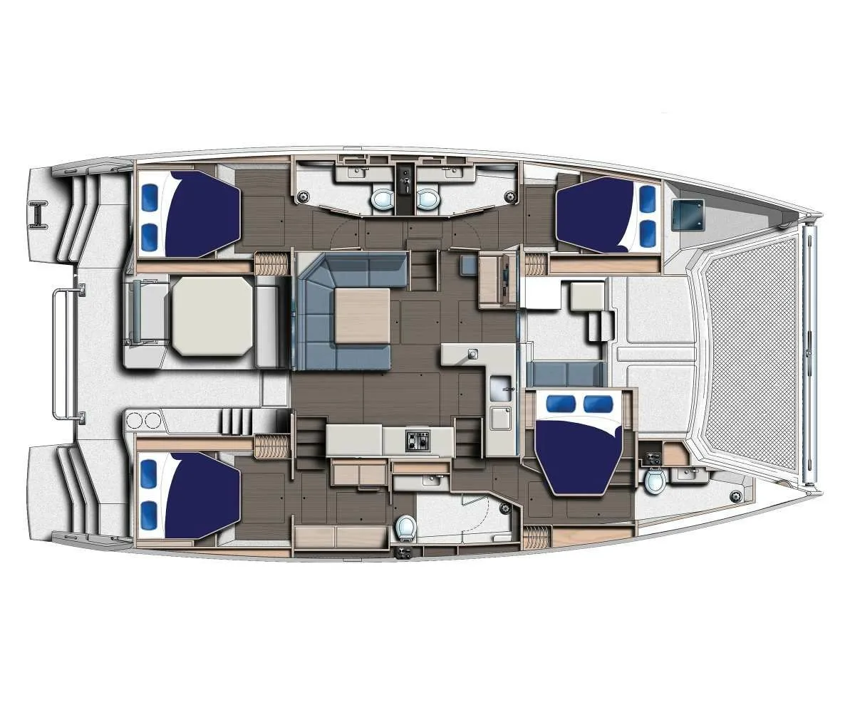 Charter a 15.4m Leopard 50 in Saint-Raphaël