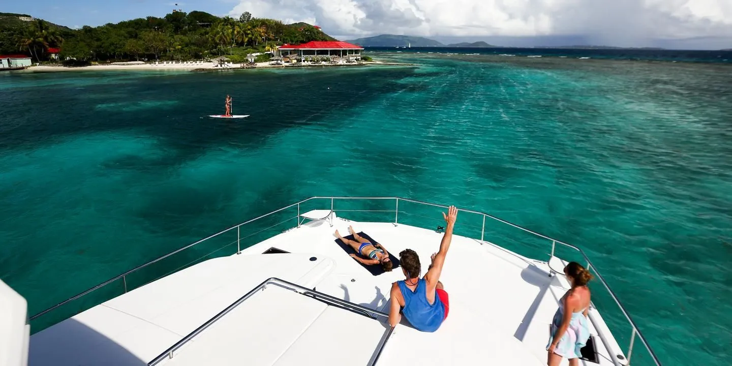 Explore Tortola on a 15.54m Rental Power Catamaran