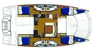Explore Eden Island on a 15.64m Leopard 51 Power Catamaran Rental