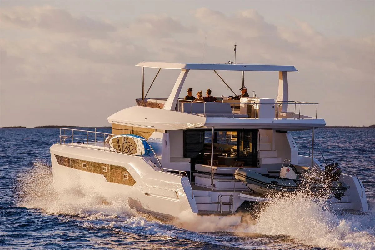 Rent a 16.2m Leopard 53 Power Catamaran in Porto Vecchio