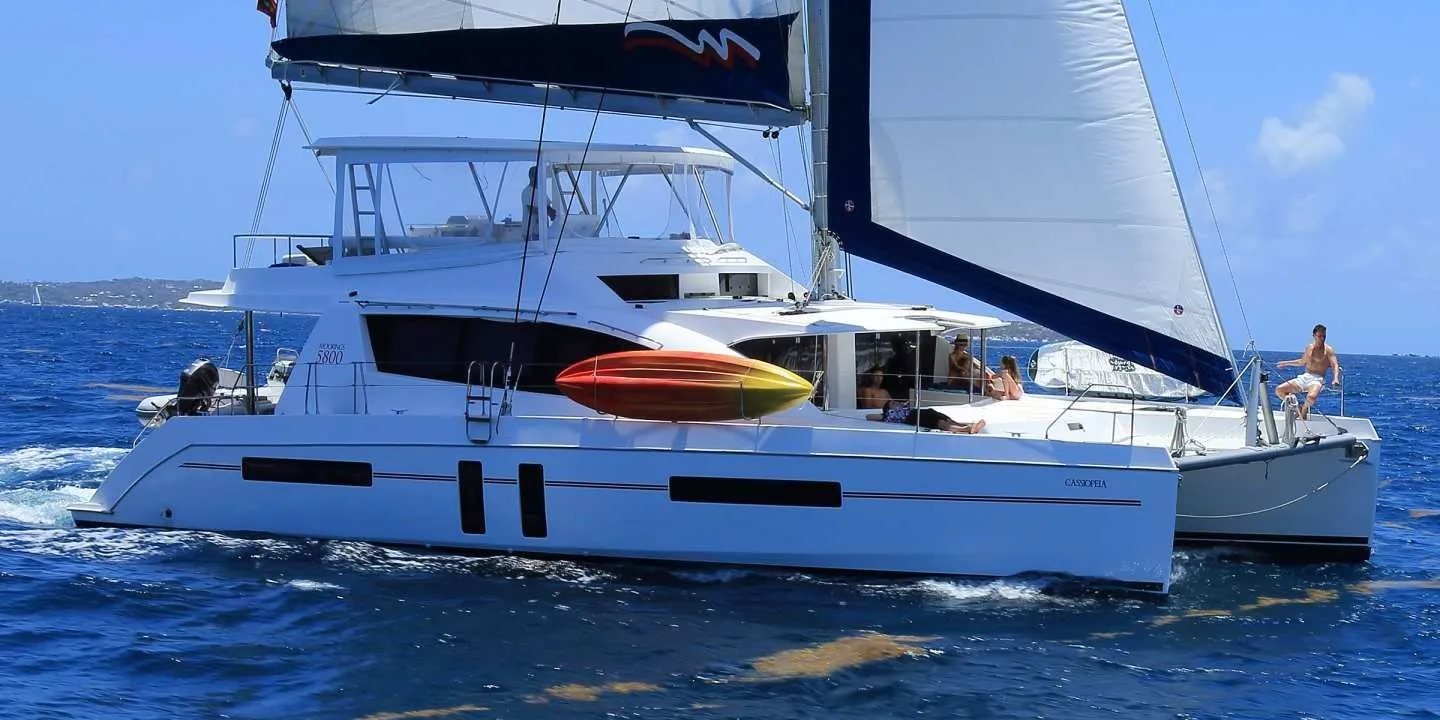 Explore Rodney Bay Village on a 17.59m Rental Catamaran