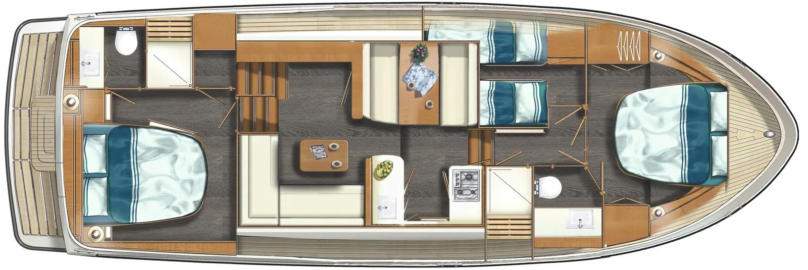 Rent a 12.85m 3 Cabin Motor Yacht in Willemstad