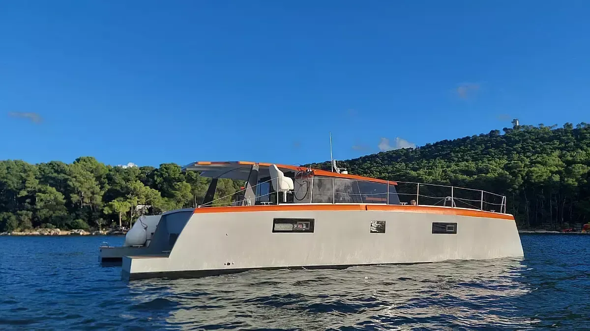 Orange Charter Boat