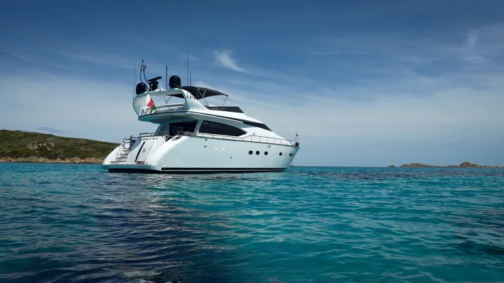 Explore Cannigione on a 22.5m Rental Motor Yacht Maiora 20 S