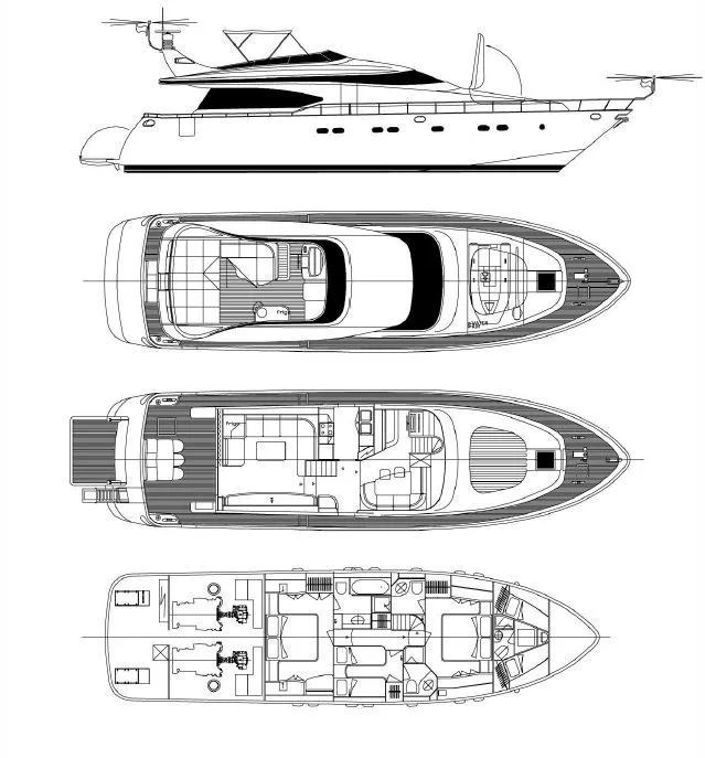 24m Barcelona Motor Yacht Hire
