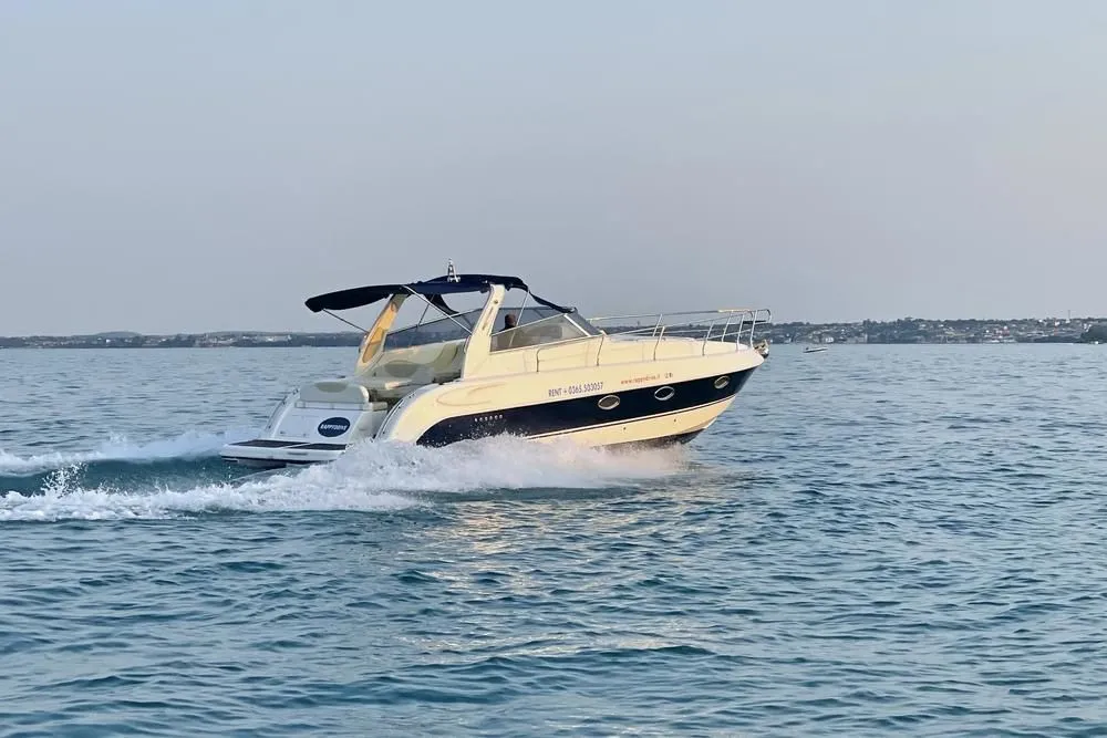 Explore Moniga on a 11.4m Mano Marine 32.50 Motor Yacht Rental