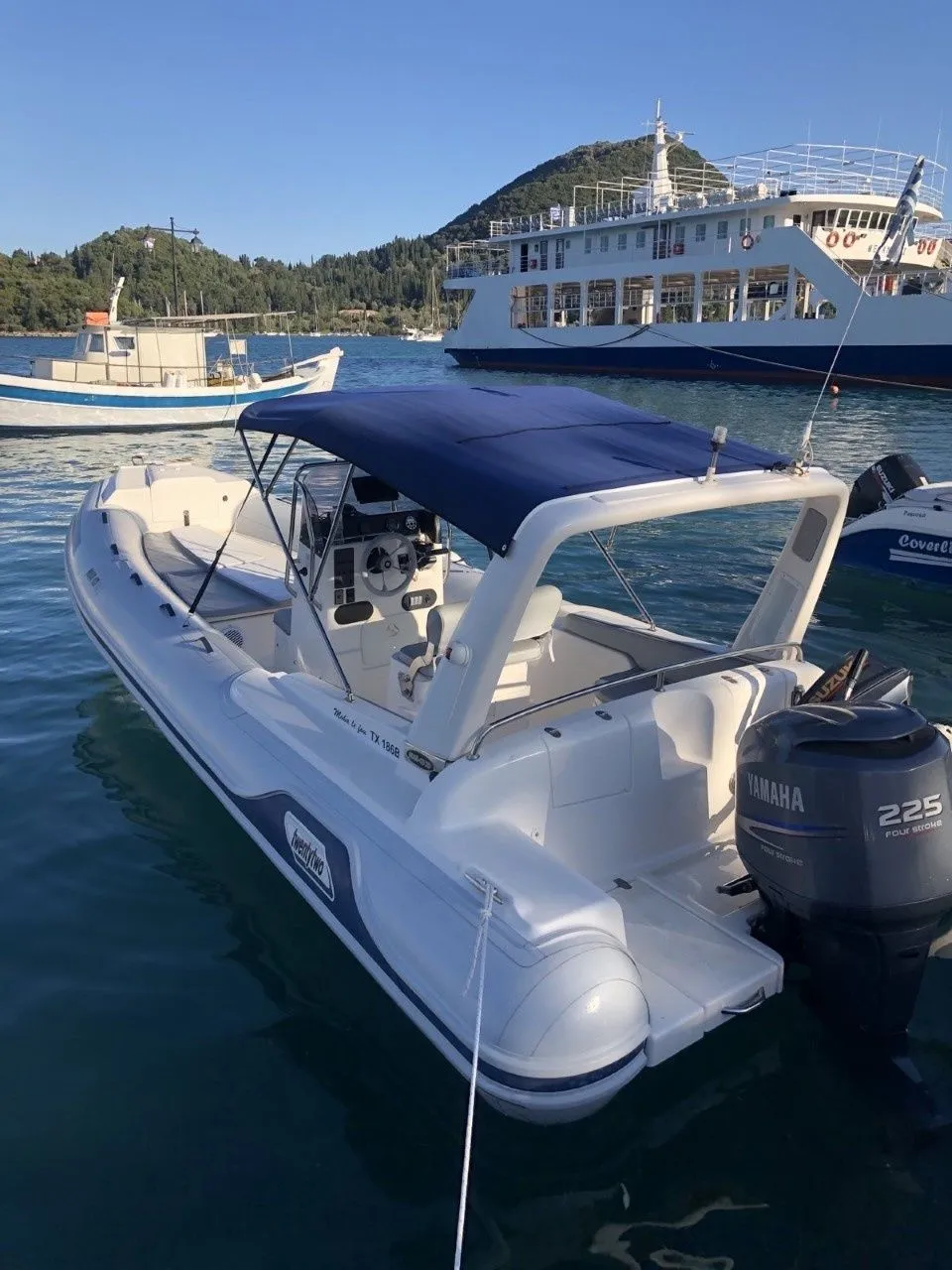 Rent a 7.4m Marco 23 Motor Boat in Nydri
