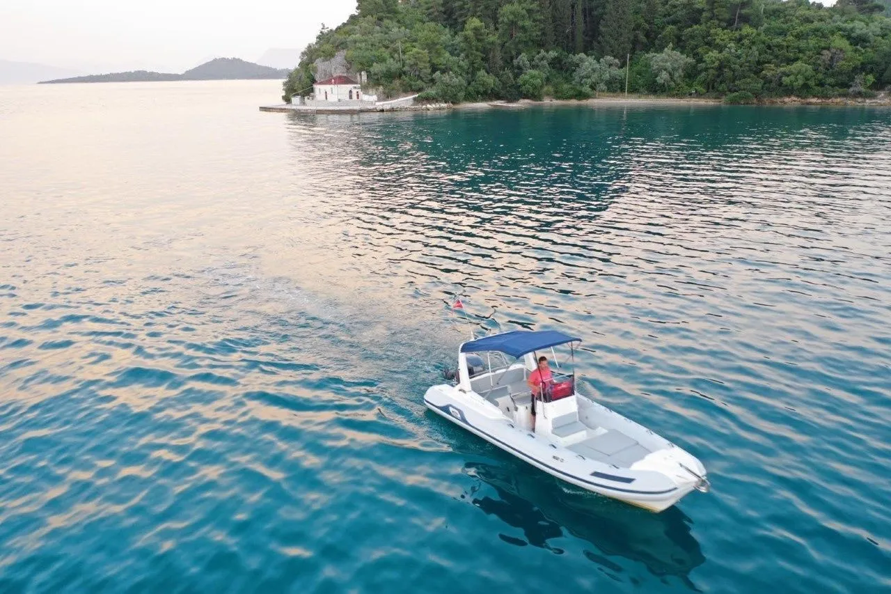 Rent a 7.4m Marco 23 Motor Boat in Nydri