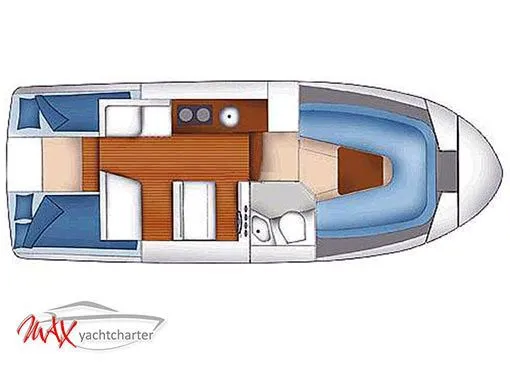 Rent a 8.95m Marex 280 Motor Yacht in Wolfsbruch