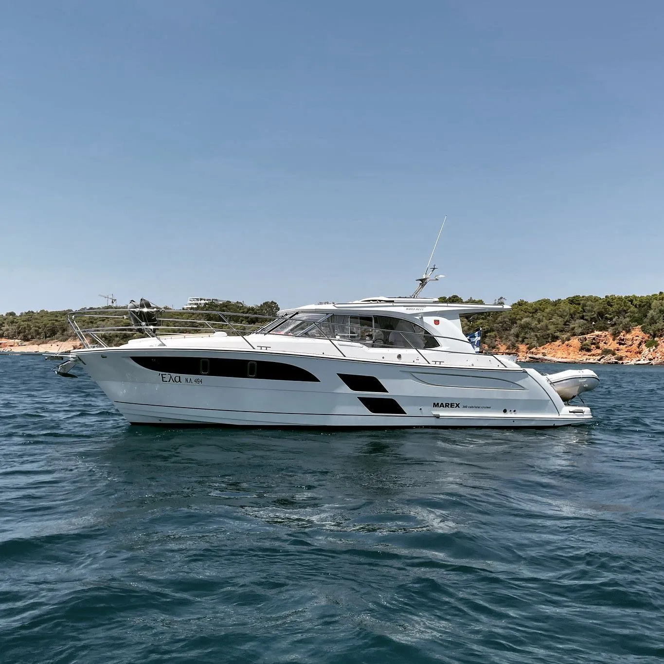 Explore Vouliagmeni on a 12m Rental Marex 360