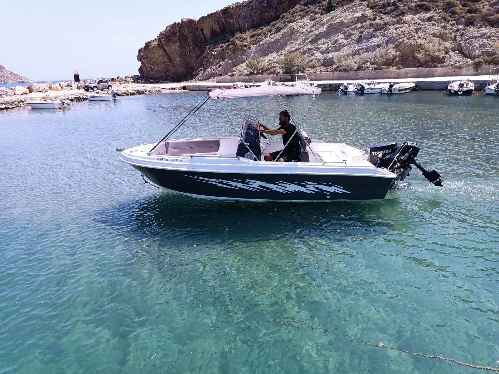 Charter a 5.3m Boat in Piso Livadi