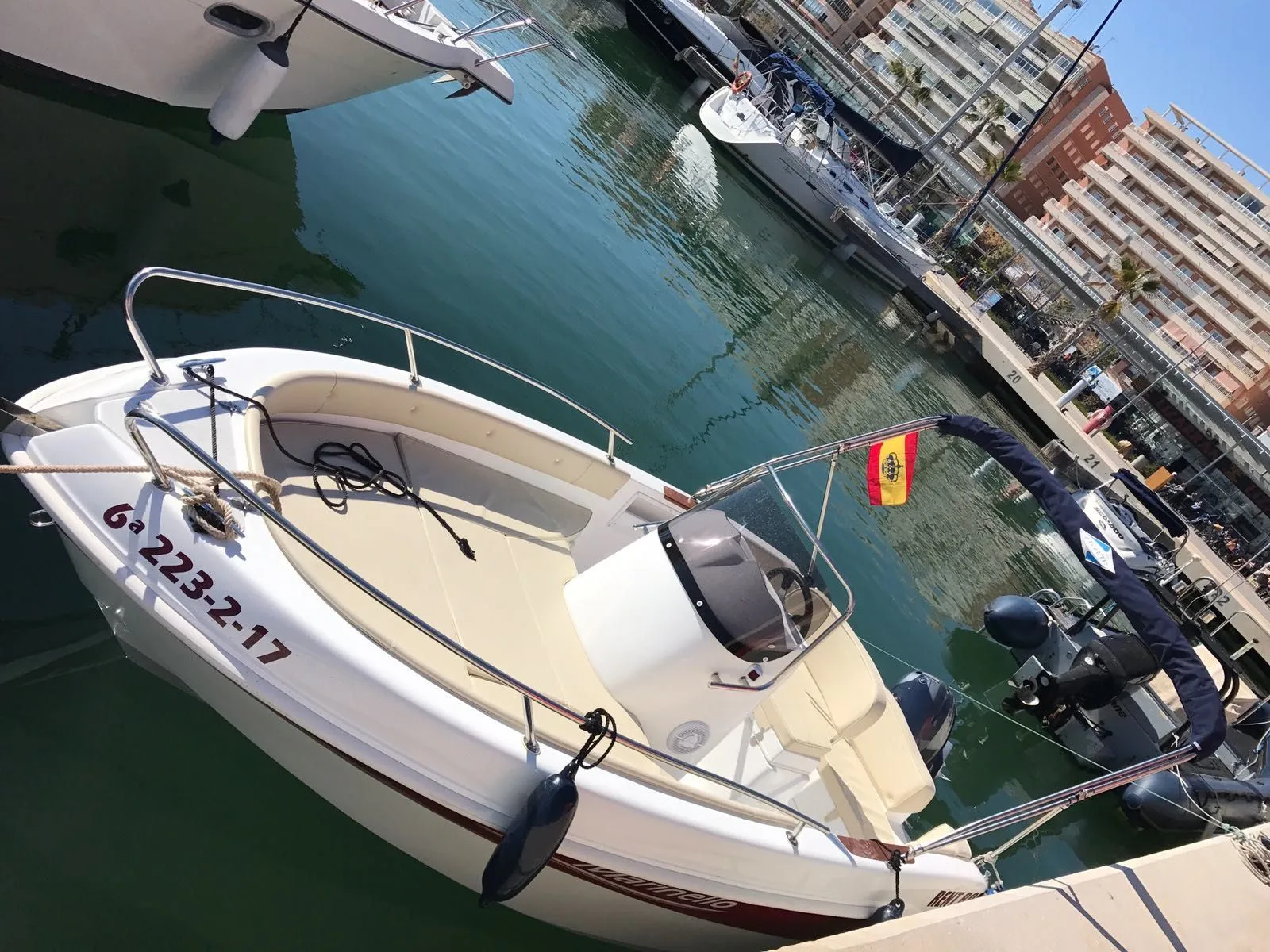 5m Santa Pola Motor Boat Hire