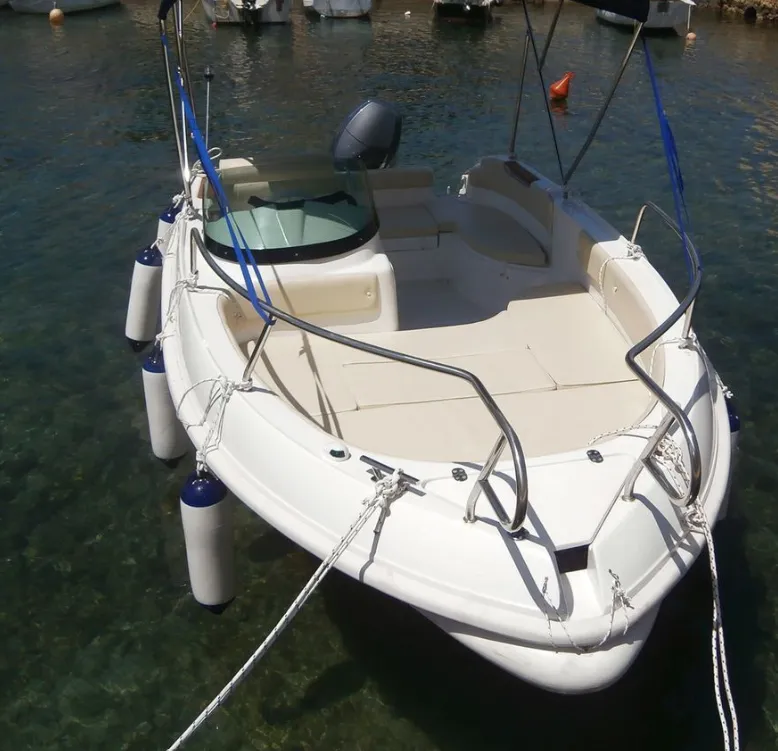 Explore Pula on a 5.3m Rental Motor Boat