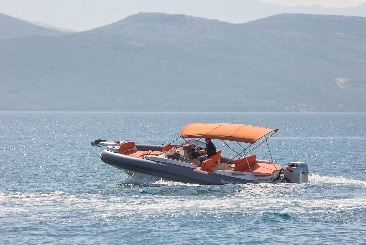 Explore Krk on a 7.75m Marlin 24 Motor Boat Rental