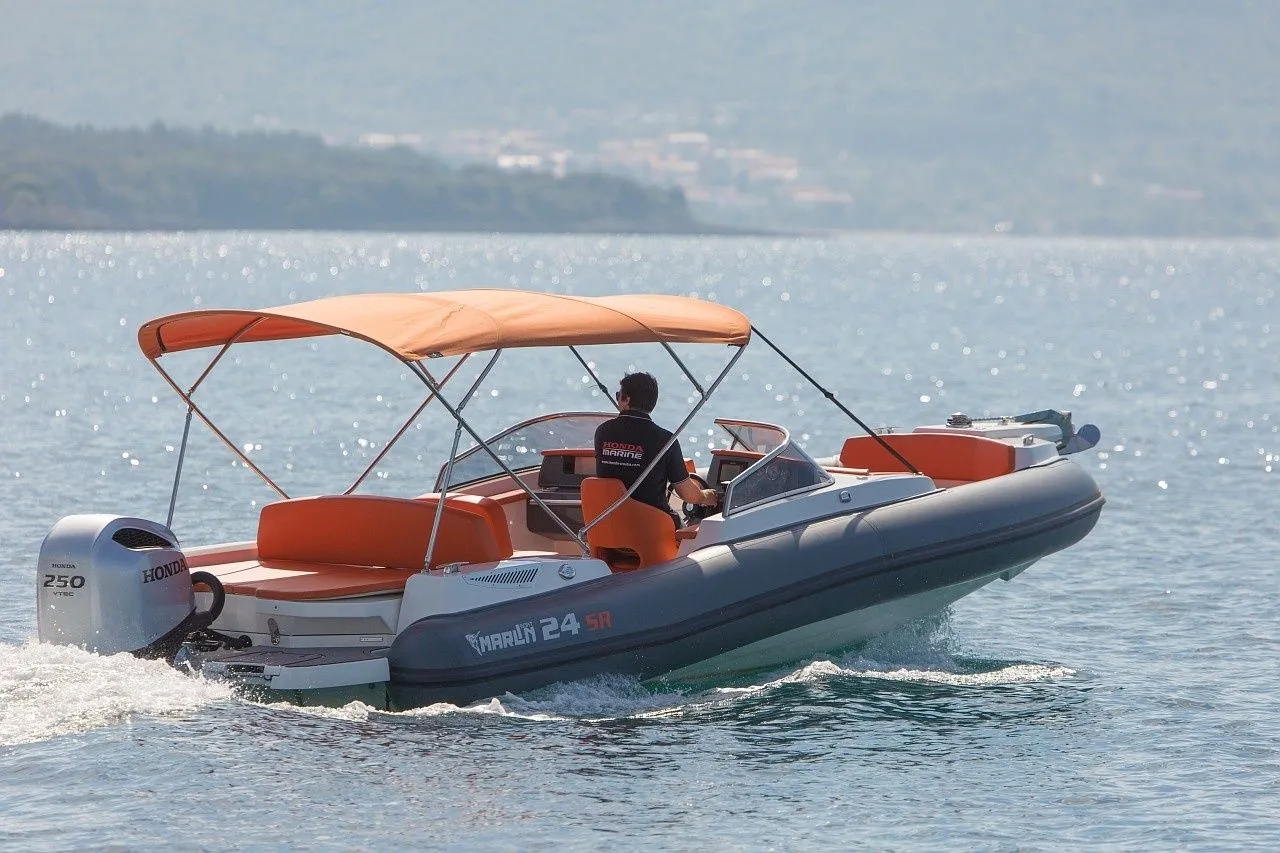 Explore Krk on a 7.75m Marlin 24 Motor Boat Rental