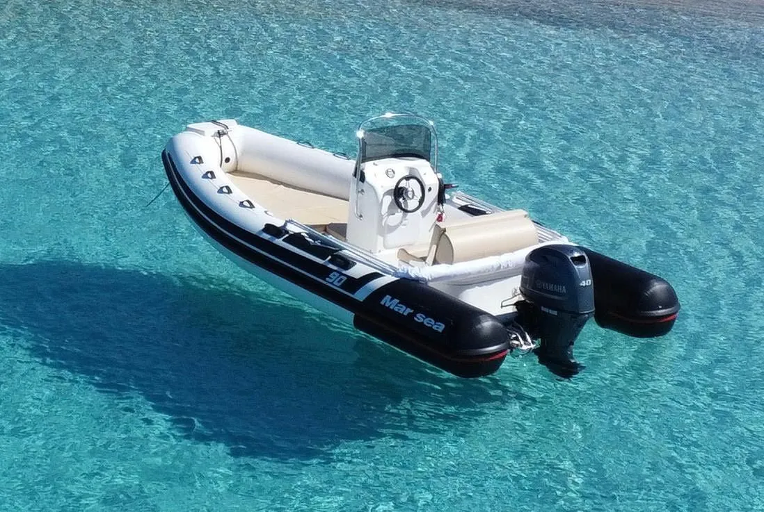 Explore Porto Rotondo on a 6m Rental Marsea Sport 90