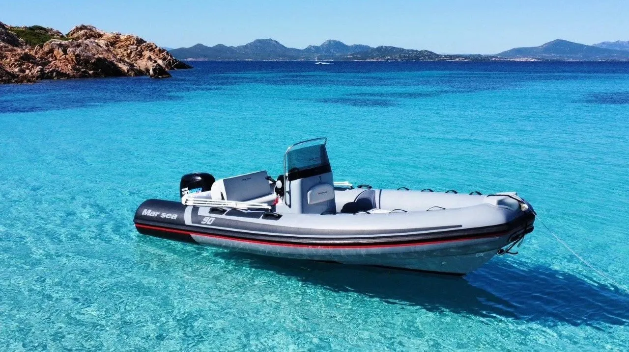 Explore Porto Rotondo on a 6m Marsea Sport 90 Motor Boat Rental