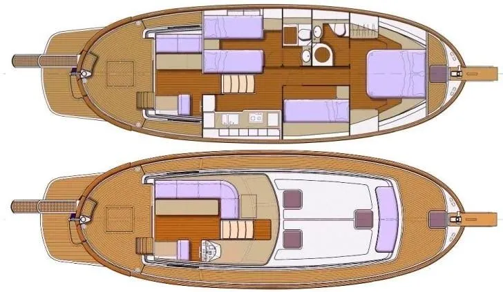 Charter a 16m 2 Cabin Motor Yacht in Vrsar