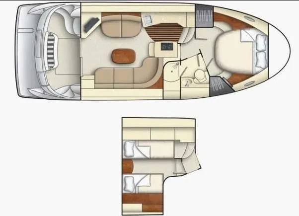 Charter a 10.9m Motor Yacht Meridian 341 in Sochi
