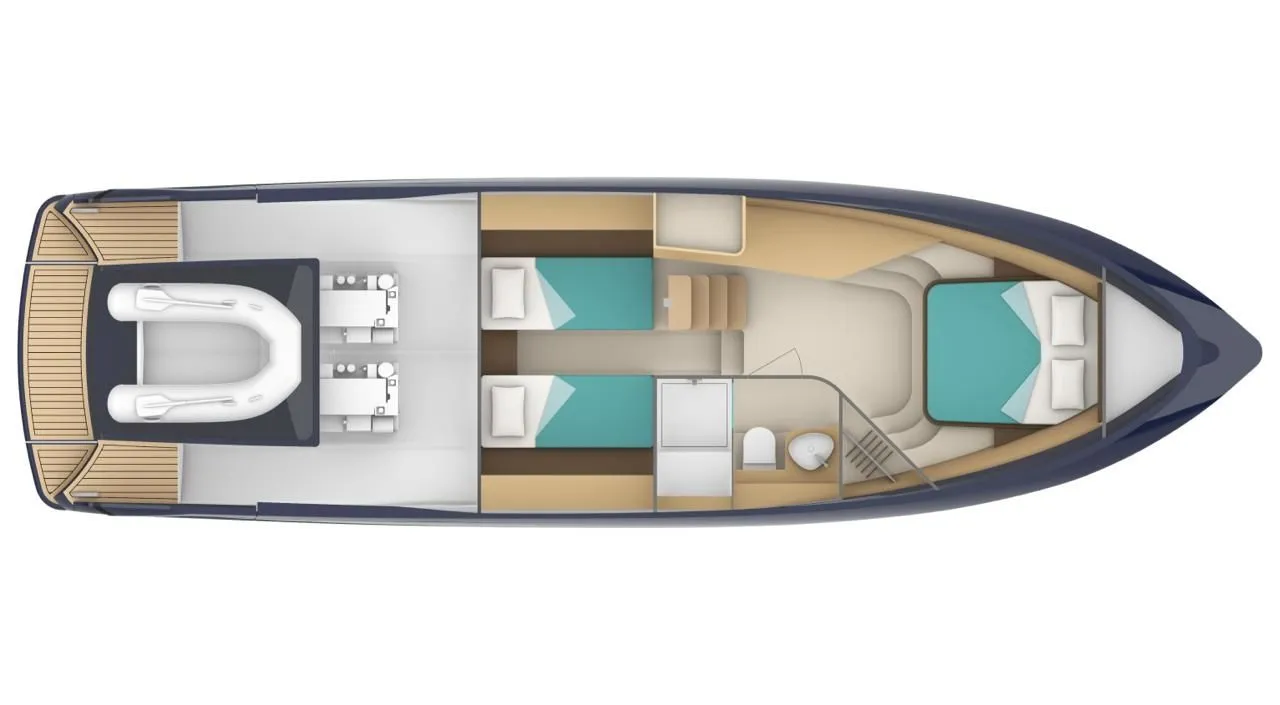 Rent a 13.75m 2 Cabin Motor Yacht in Positano