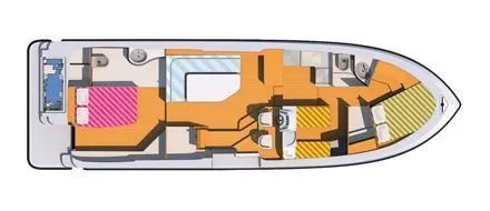 13.6m Casale sul Sile 3 Cabin House Boat Hire