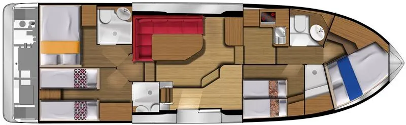 Rent a 13.6m House Boat in Precenicco