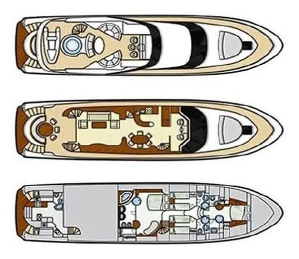 Charter a 26.21m 4 Cabin Motor Yacht in Barcelona