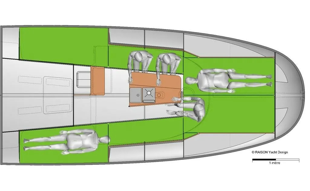 6.5m Larmor-Plage Mojito 650 Sailing Yacht Hire