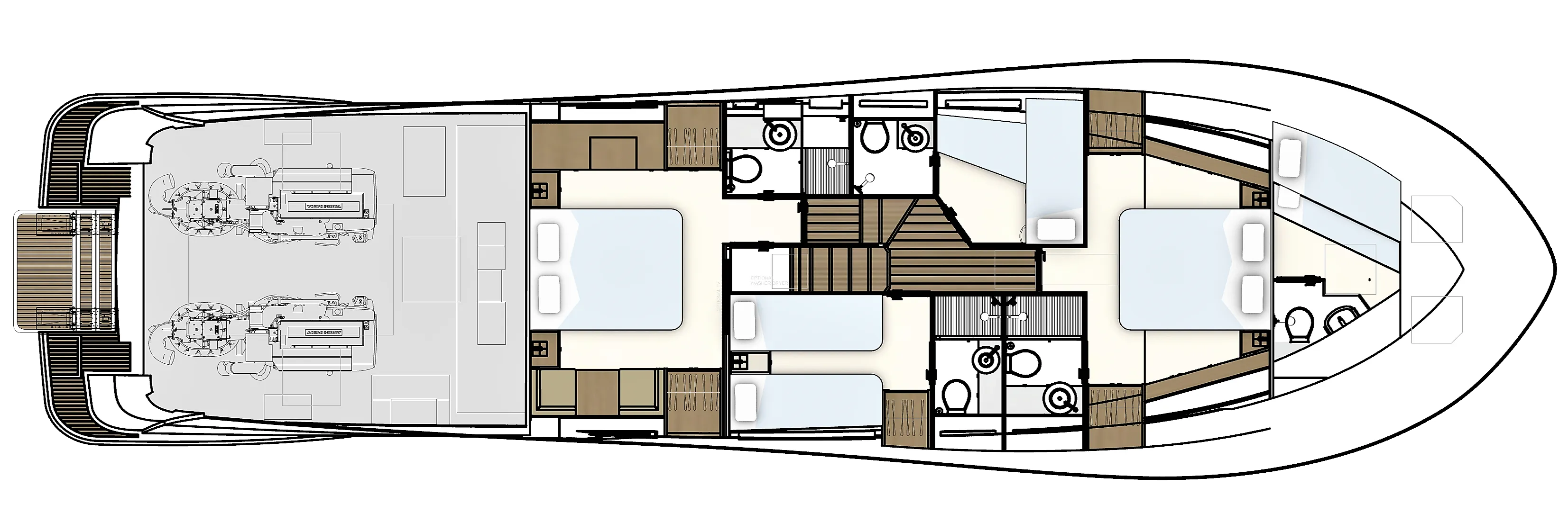 Explore Split on a 21.5m Monachus 70 Fly Motor Yacht Rental
