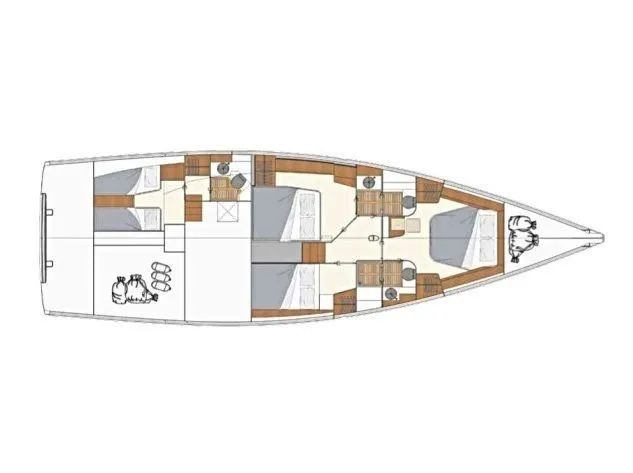 Explore Can Pastilla on a 17.1m Rental Sailing Yacht Moody 54