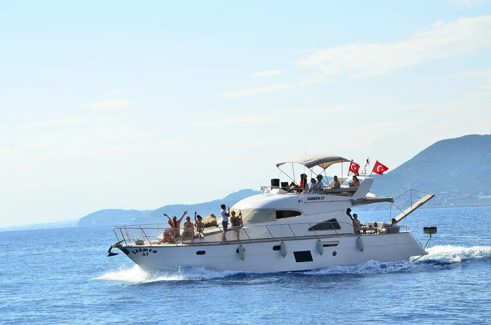 Rent a 16m Boat in Alanya