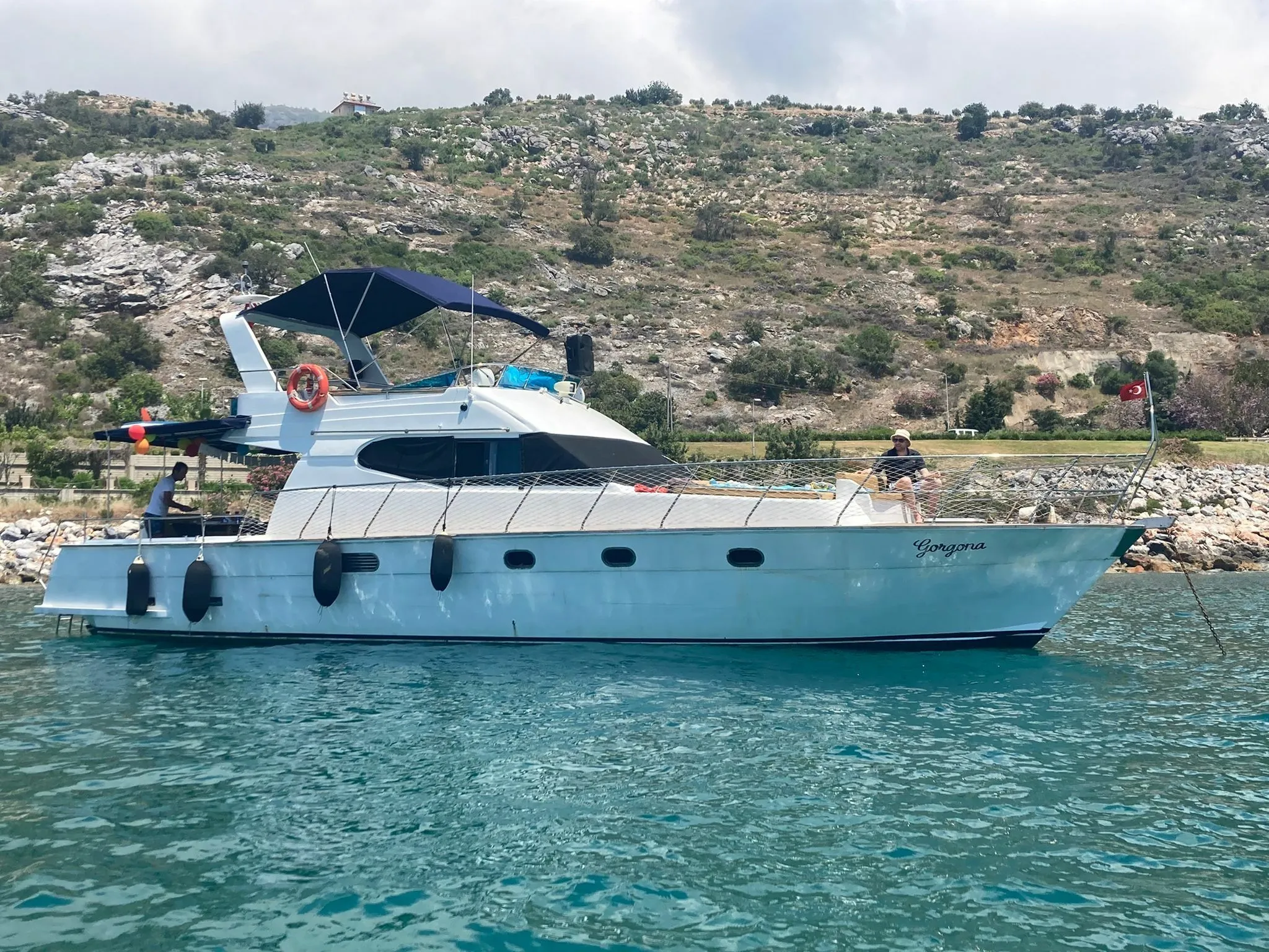 Explore Alanya on a 17m 2 Cabin Motor Yacht Rental