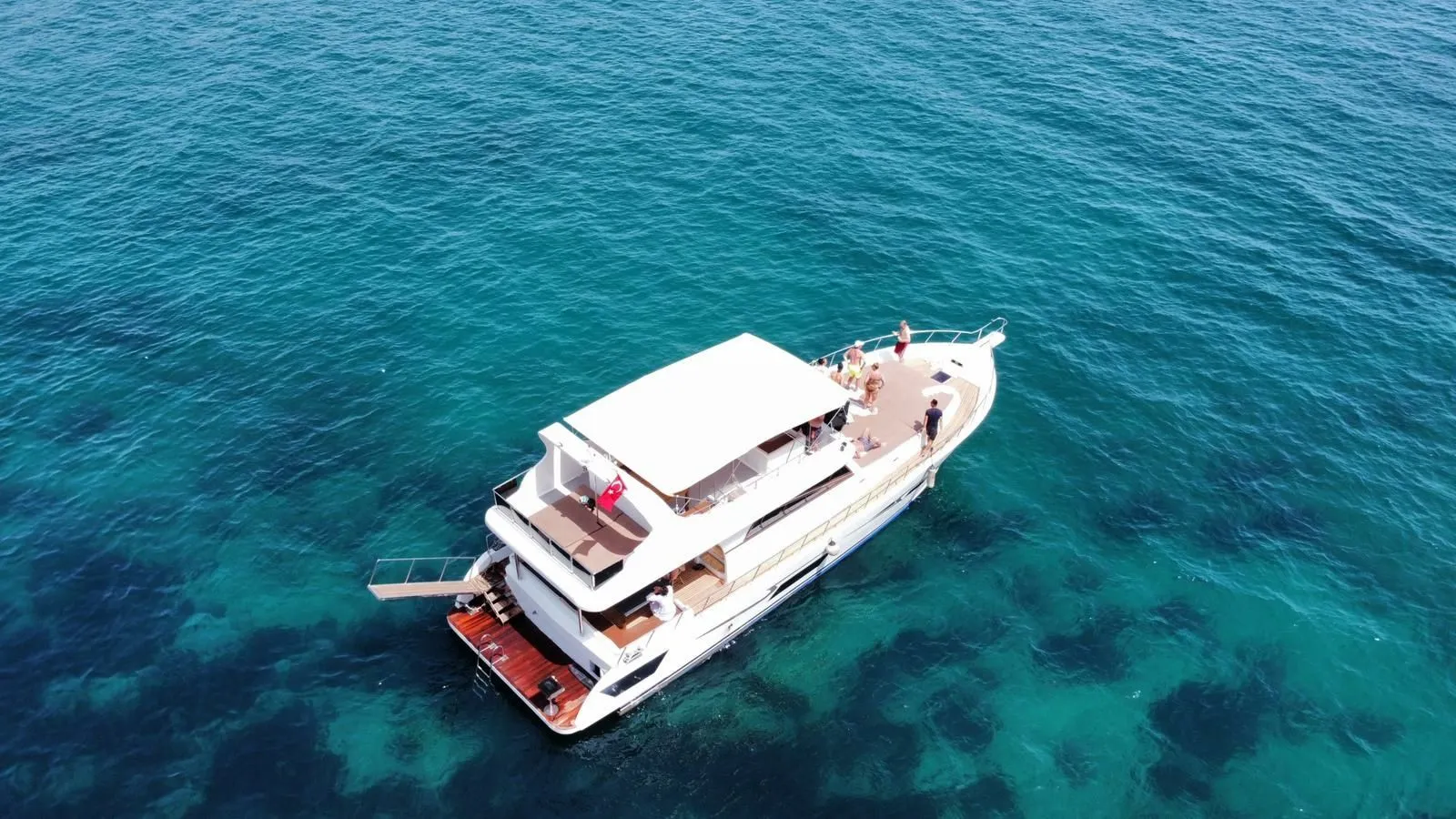 Explore Alanya on a 20m Rental Boat
