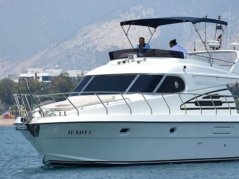 Explore Kemer on a 16m Rental Motor Yacht