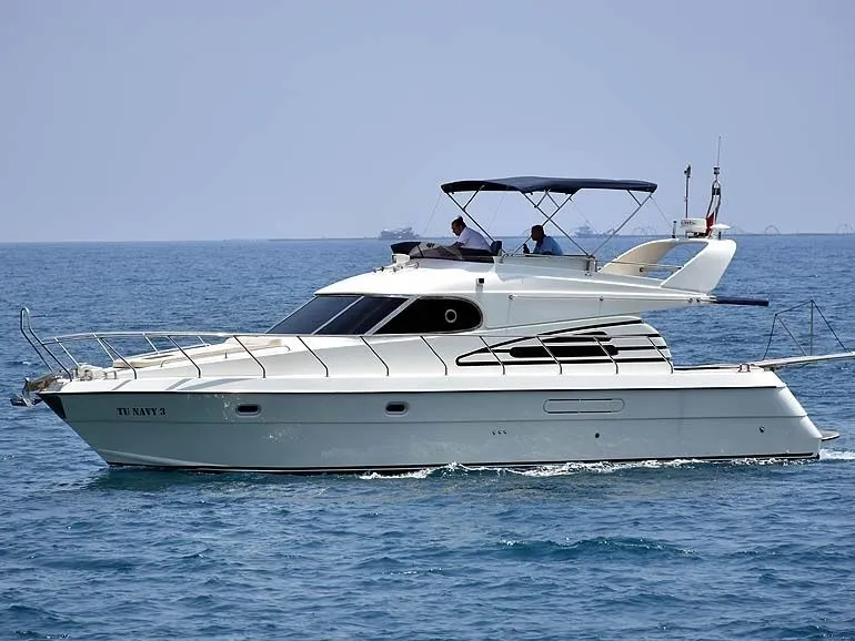 Explore Kemer on a 16m Rental Motor Yacht
